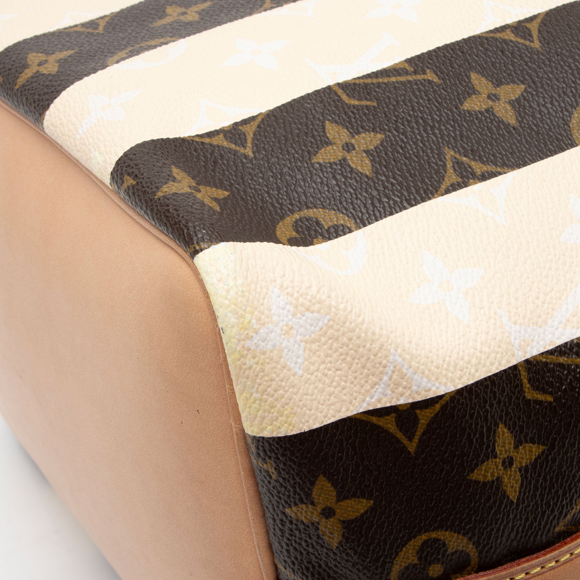 Louis Vuitton Limited Edition Monogram Canvas Rayures Petit Noe Shoulder Bag