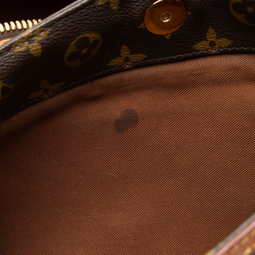 Louis Vuitton Limited Edition Monogram Canvas Riveting Satchel
