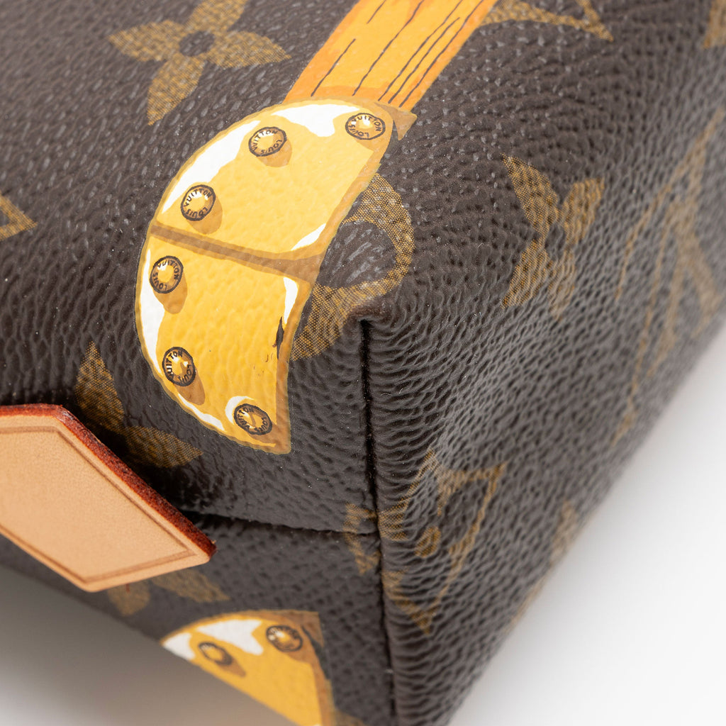 Louis Vuitton Limited Edition Monogram Canvas Summer Trunk Cosmetic Pouch