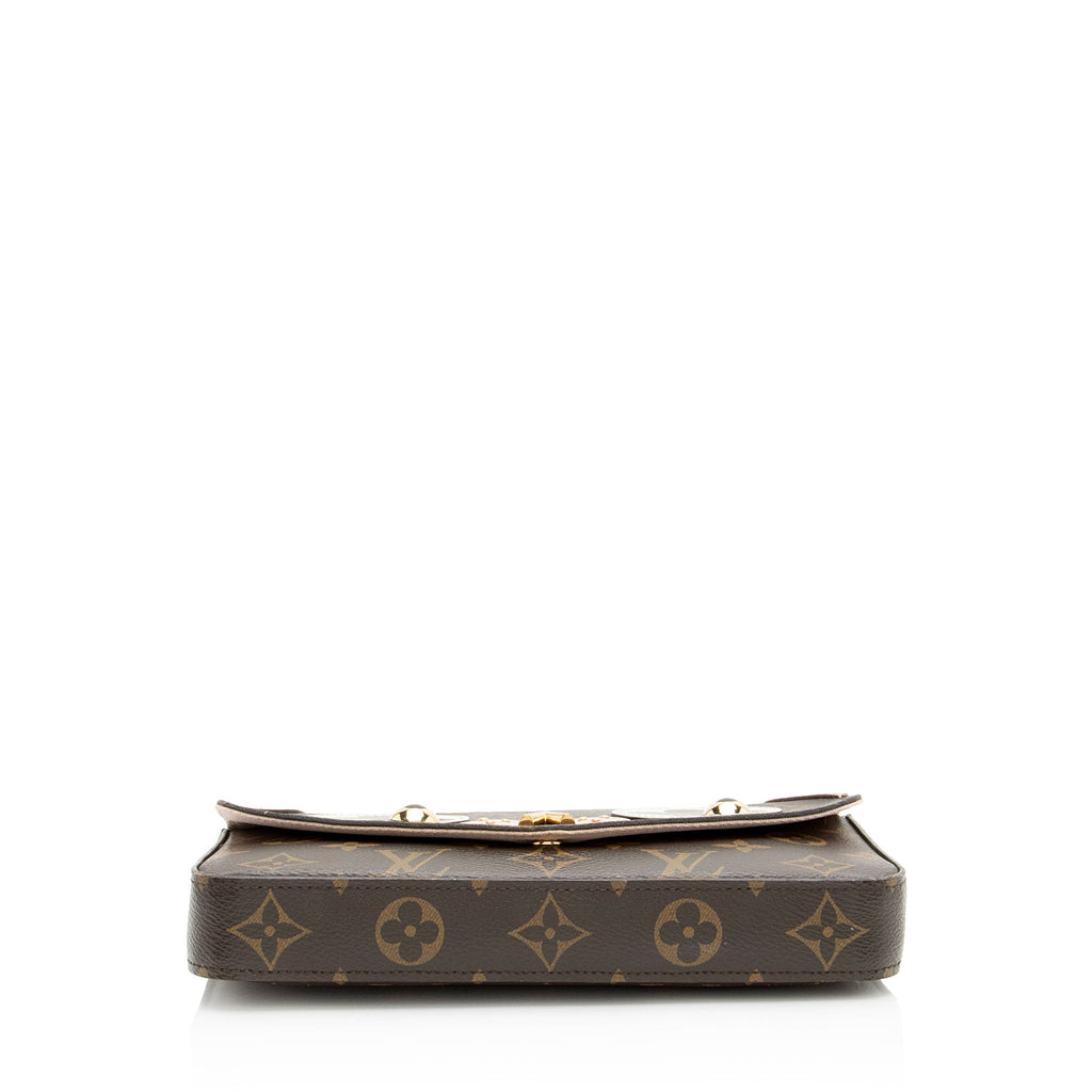 Louis Vuitton Limited Edition Monogram Canvas Valentine Dog Felicie Pochette
