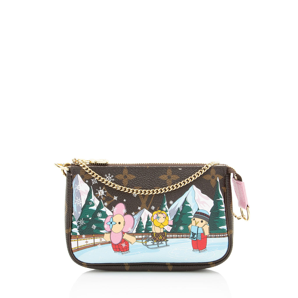 Louis Vuitton Limited Edition Monogram Canvas Vivienne Alpine Mini Pochette