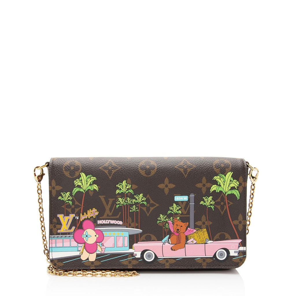 Louis Vuitton Limited Edition Monogram Canvas Vivienne Hollywood Felicie Pochette