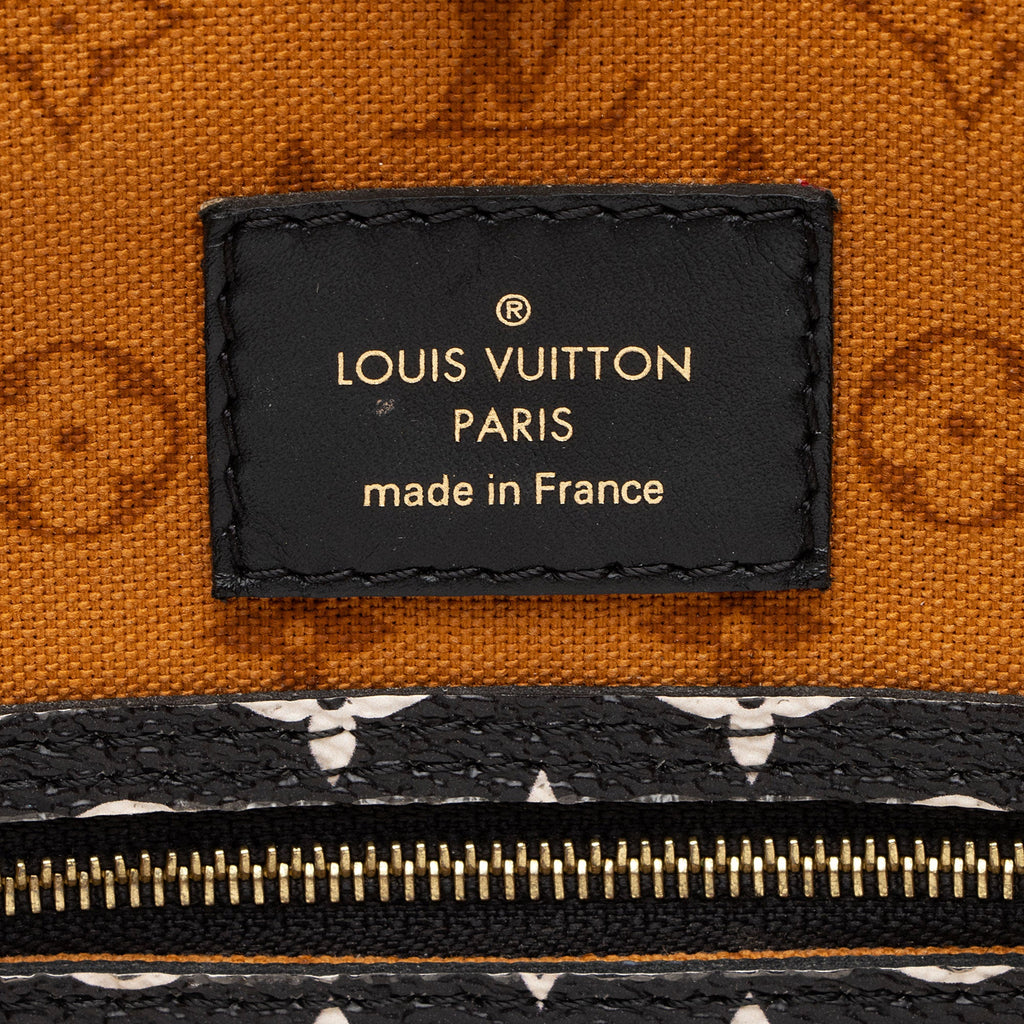 Louis Vuitton Limited Edition Monogram Crafty Neverfull MM Tote