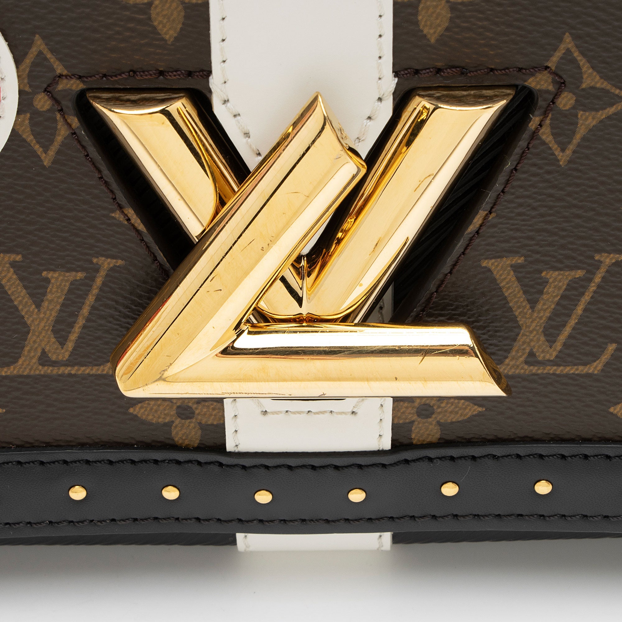 Louis Vuitton Limited Edition Monogram Epi Leather Trunk Twist MM Shoulder Bag
