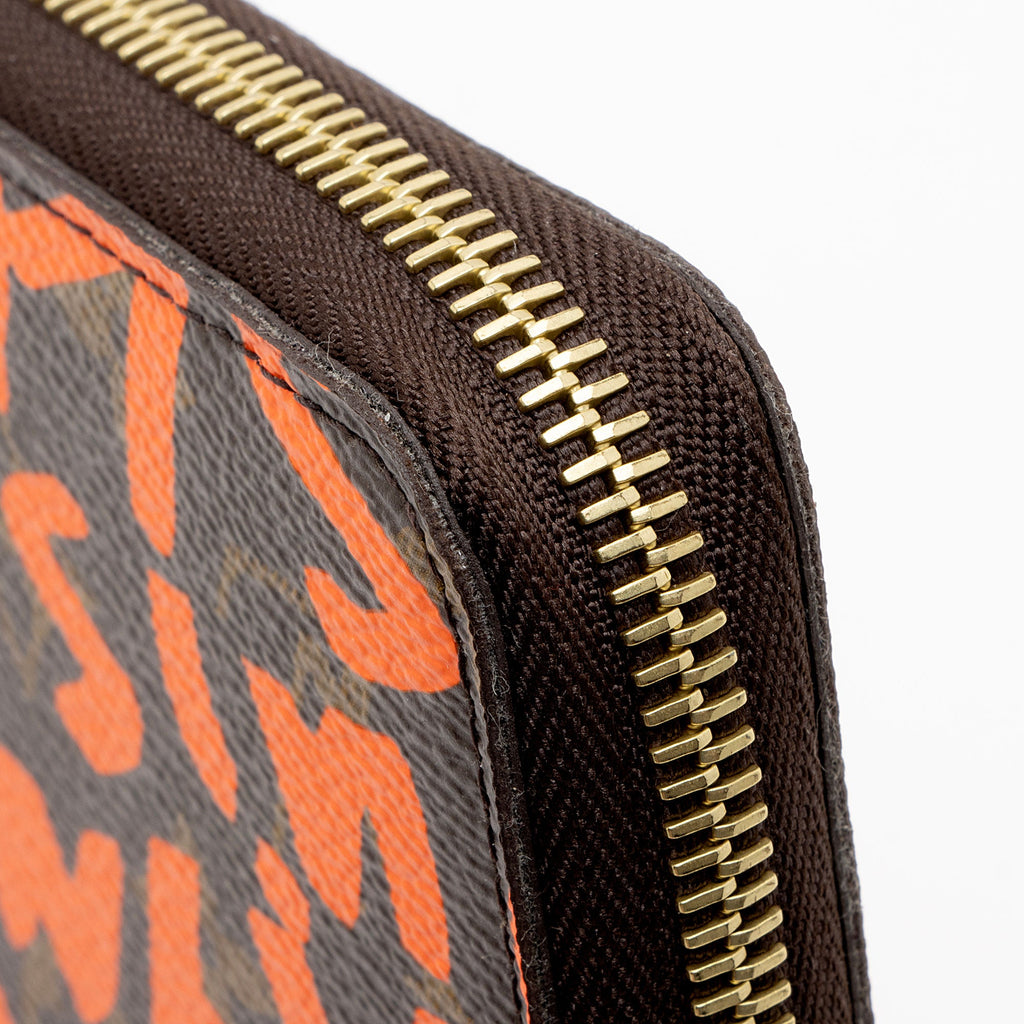 Louis Vuitton Limited Edition Monogram Graffiti Zippy Wallet
