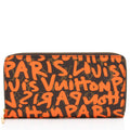 Louis Vuitton Limited Edition Monogram Graffiti Zippy Wallet