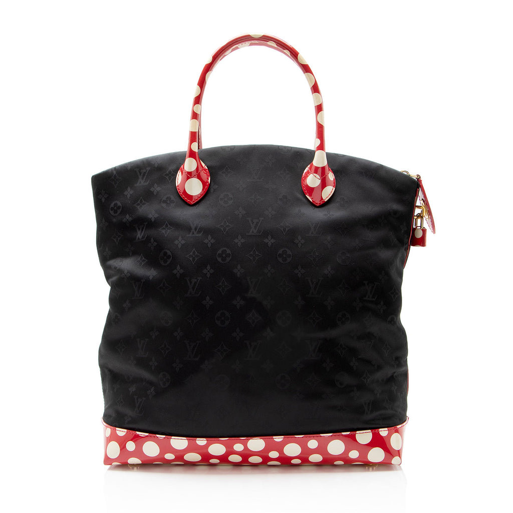 Louis Vuitton Limited Edition Monogram Nylon Infinity Dots Lockit MM Satchel