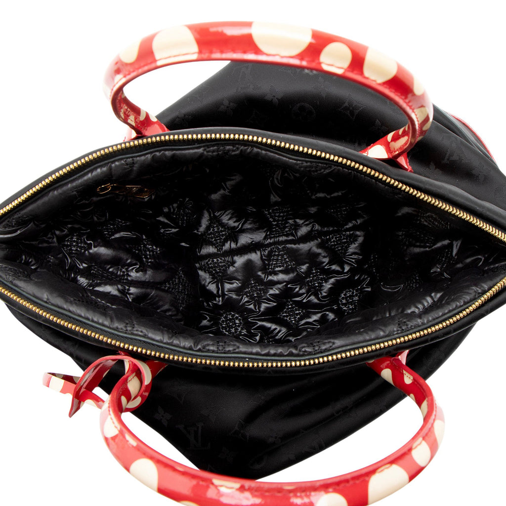 Louis Vuitton Limited Edition Monogram Nylon Infinity Dots Lockit MM Satchel
