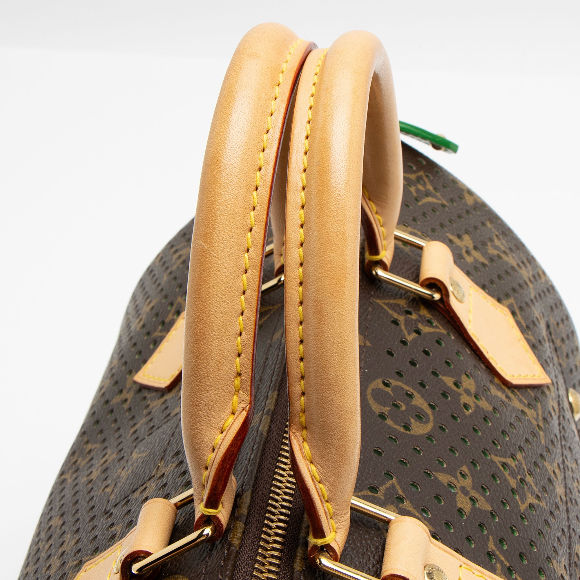 Louis Vuitton Limited Edition Monogram Perforated Speedy 30 Satchel
