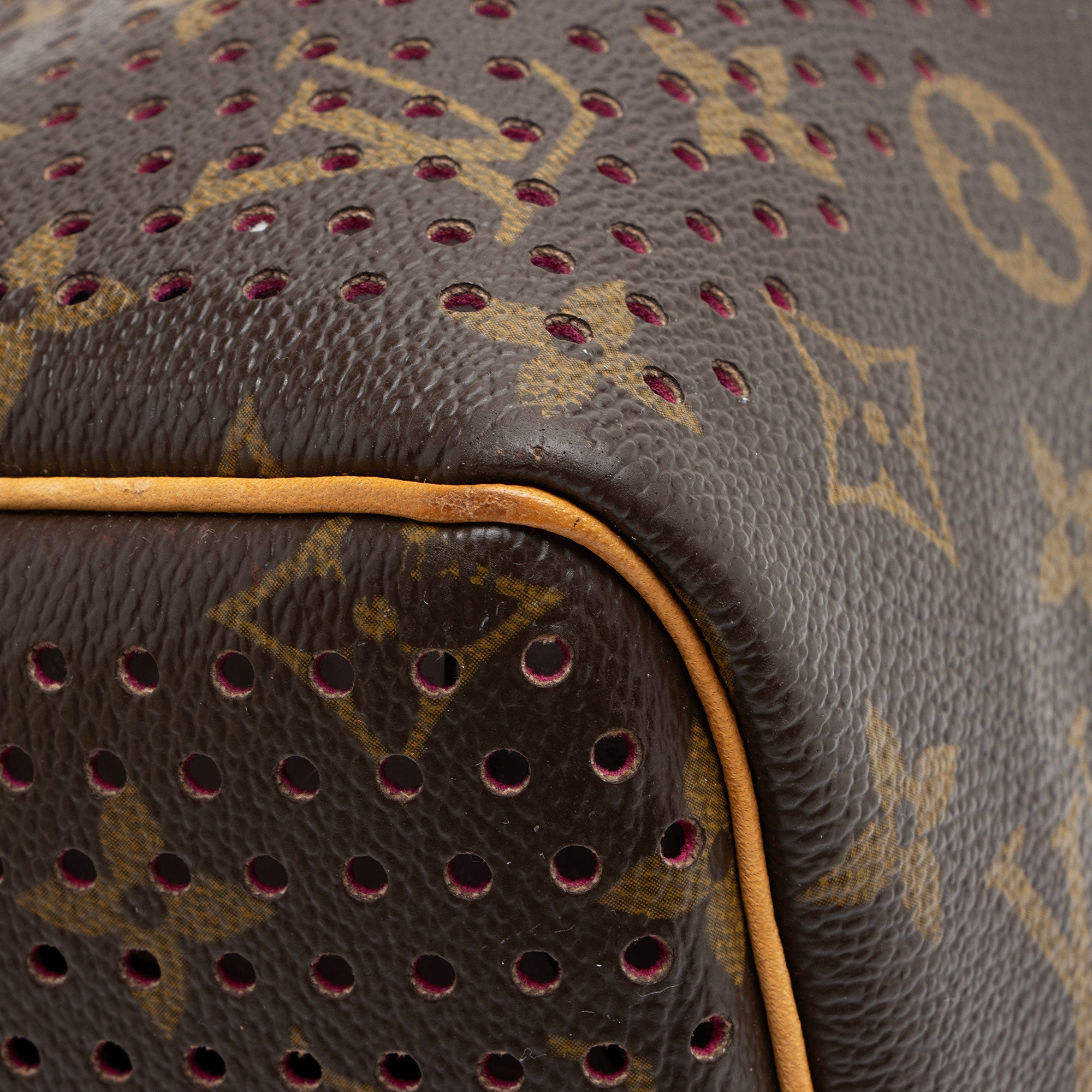 Louis Vuitton Limited Edition Monogram Perforated Speedy 30 Satchel