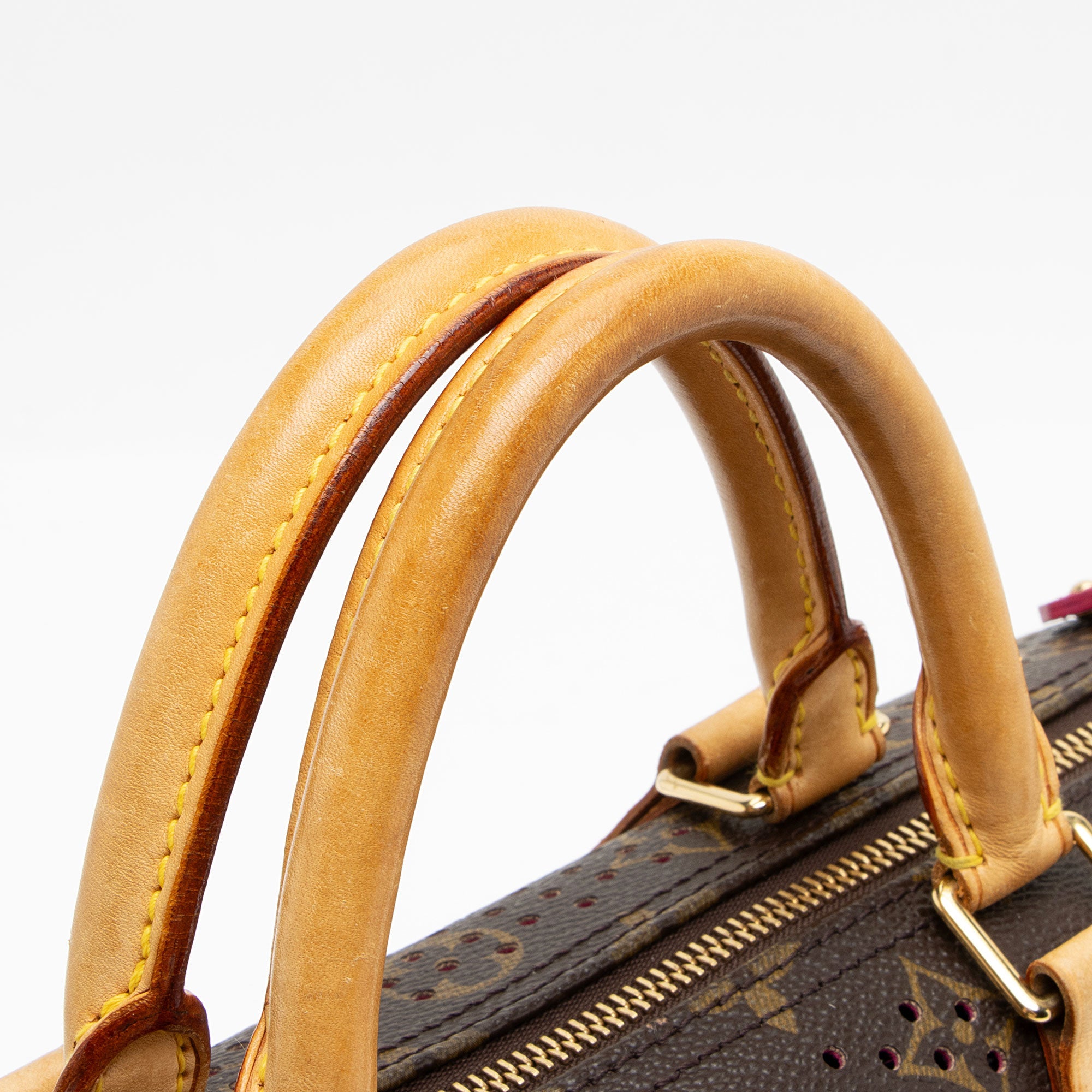 Louis Vuitton Limited Edition Monogram Perforated Speedy 30 Satchel