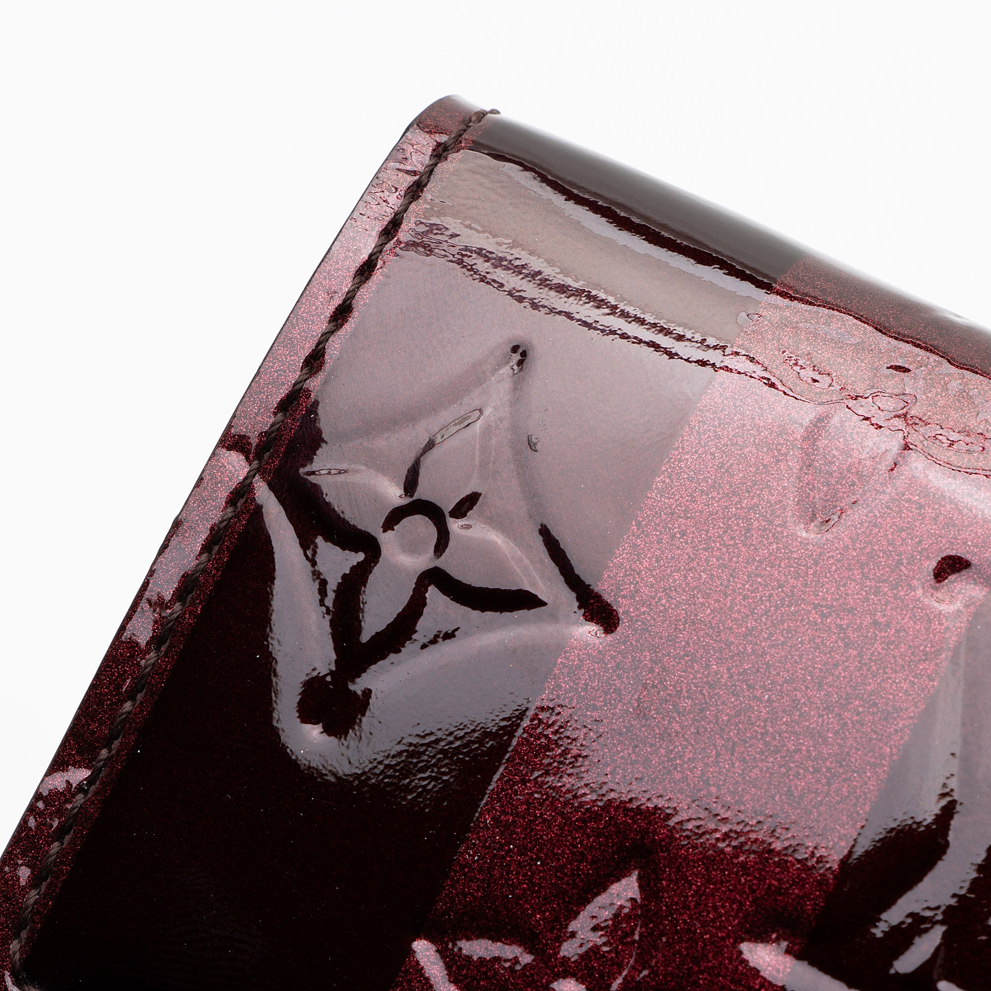 Louis Vuitton Limited Edition Monogram Vernis Rayures Sarah Wallet