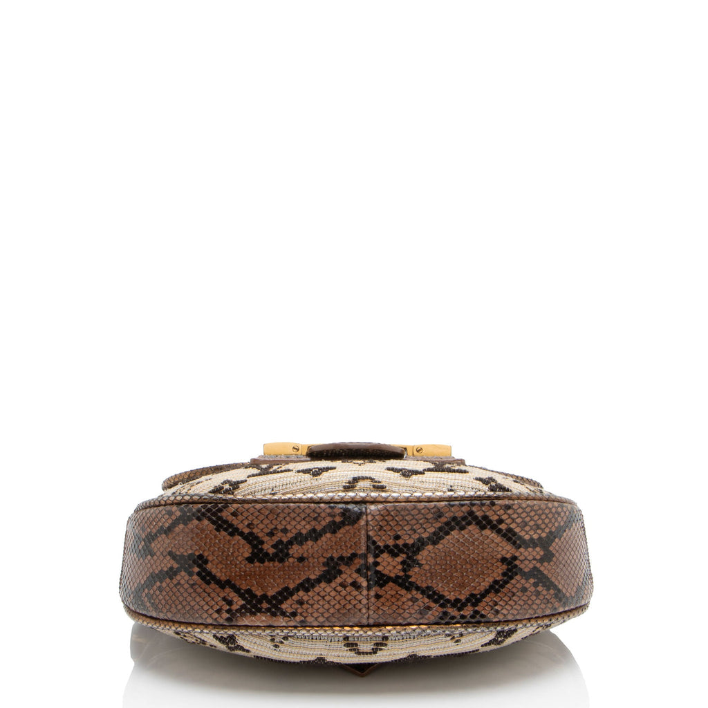 Louis Vuitton Limited Edition Python Monogram Empire Ponant Flap Shoulder Bag