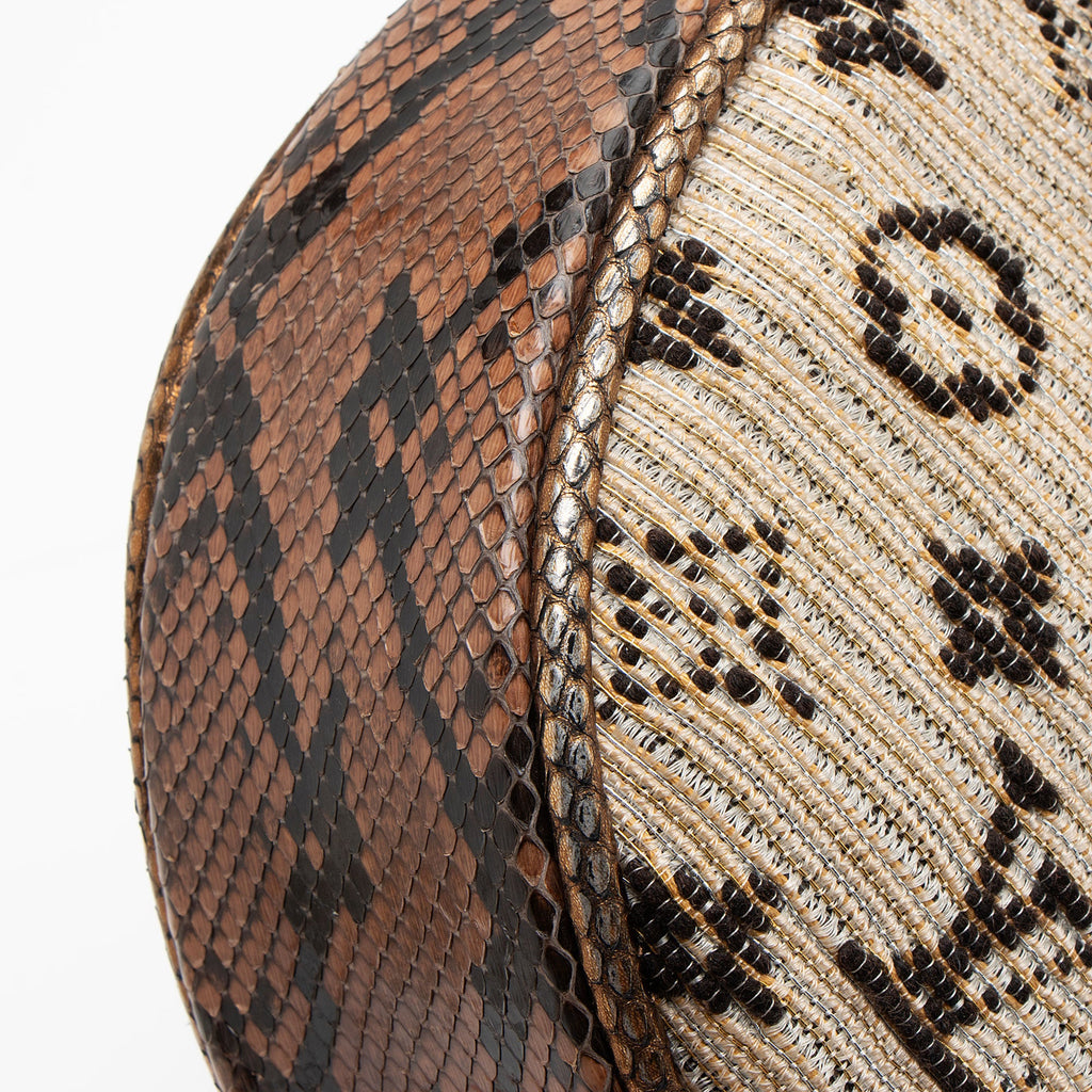 Louis Vuitton Limited Edition Python Monogram Empire Ponant Flap Shoulder Bag