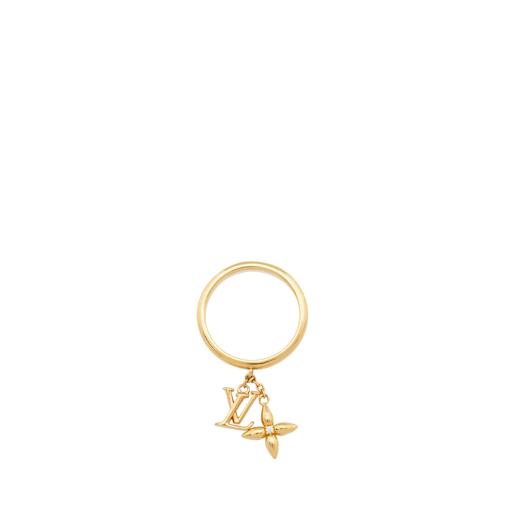 Louis Vuitton Louisette Signature Ring - Size 8