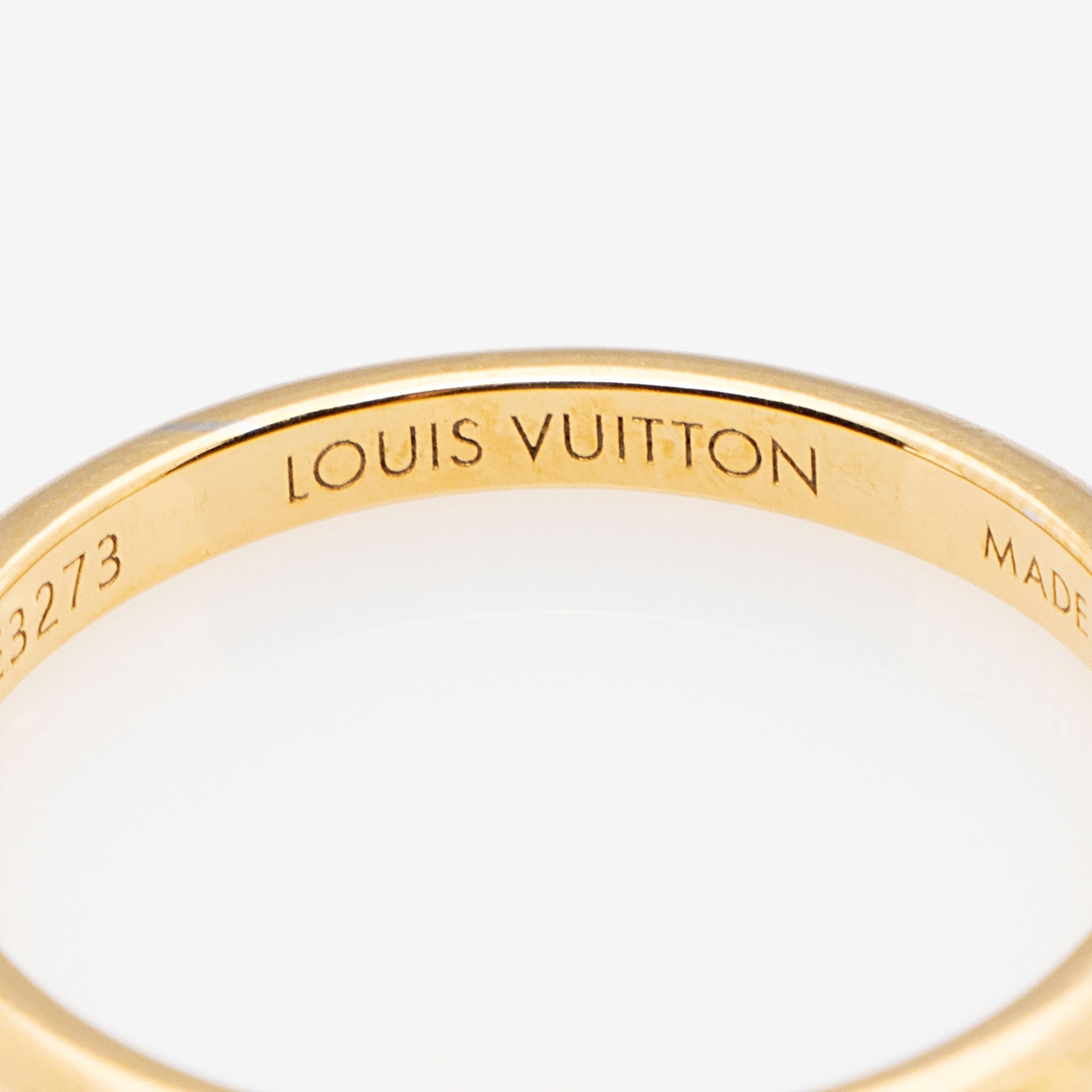 Louis Vuitton Louisette Signature Ring - Size 8