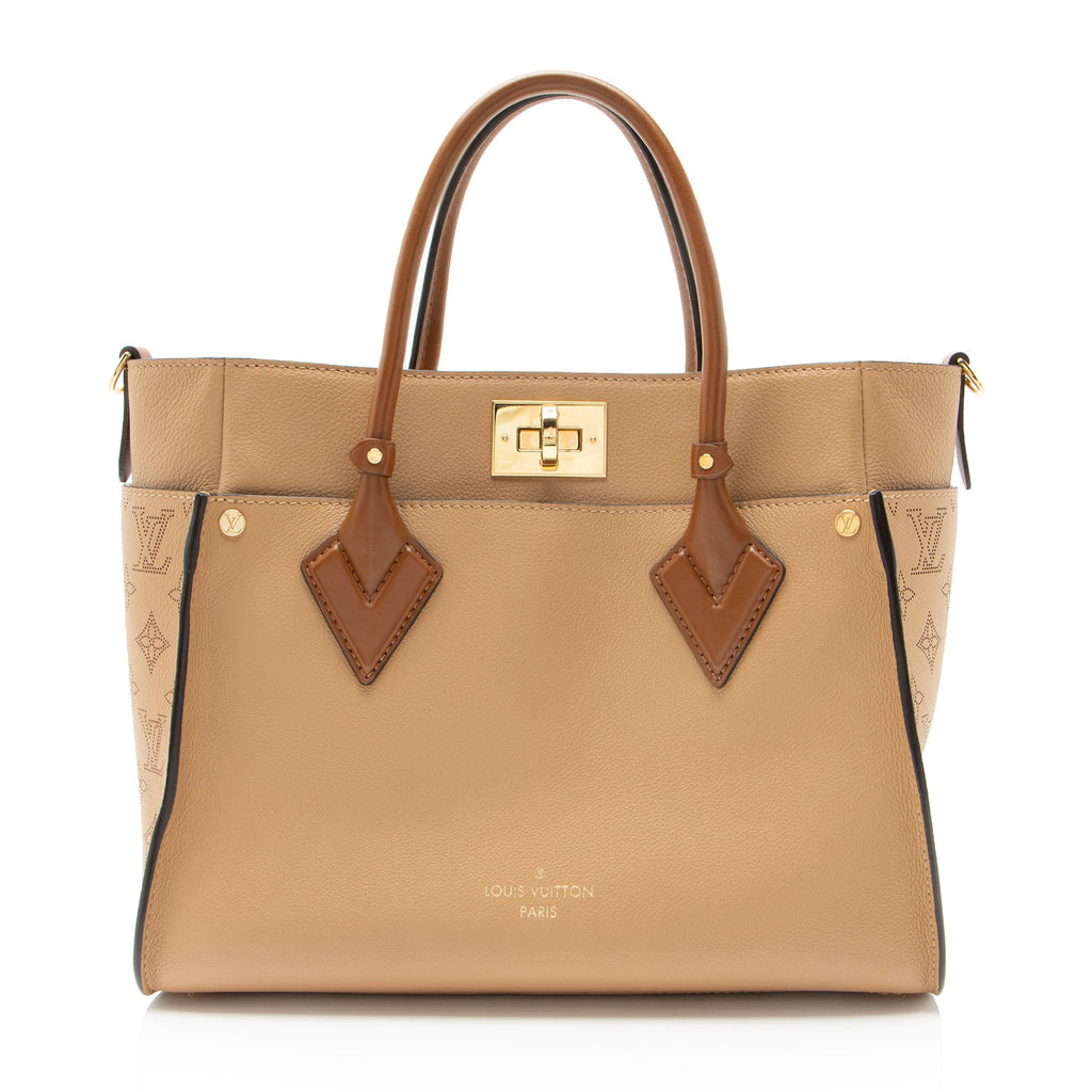 Louis Vuitton Mahina Calfskin On My Side MM Tote