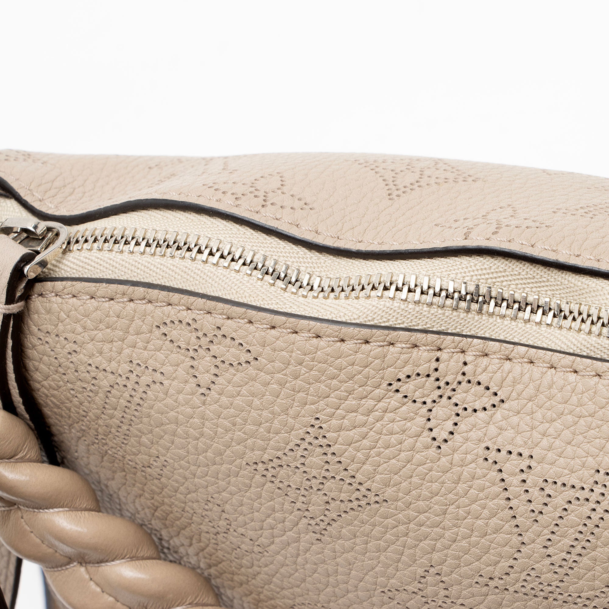 Louis Vuitton Mahina Leather Babylone Chain BB Satchel