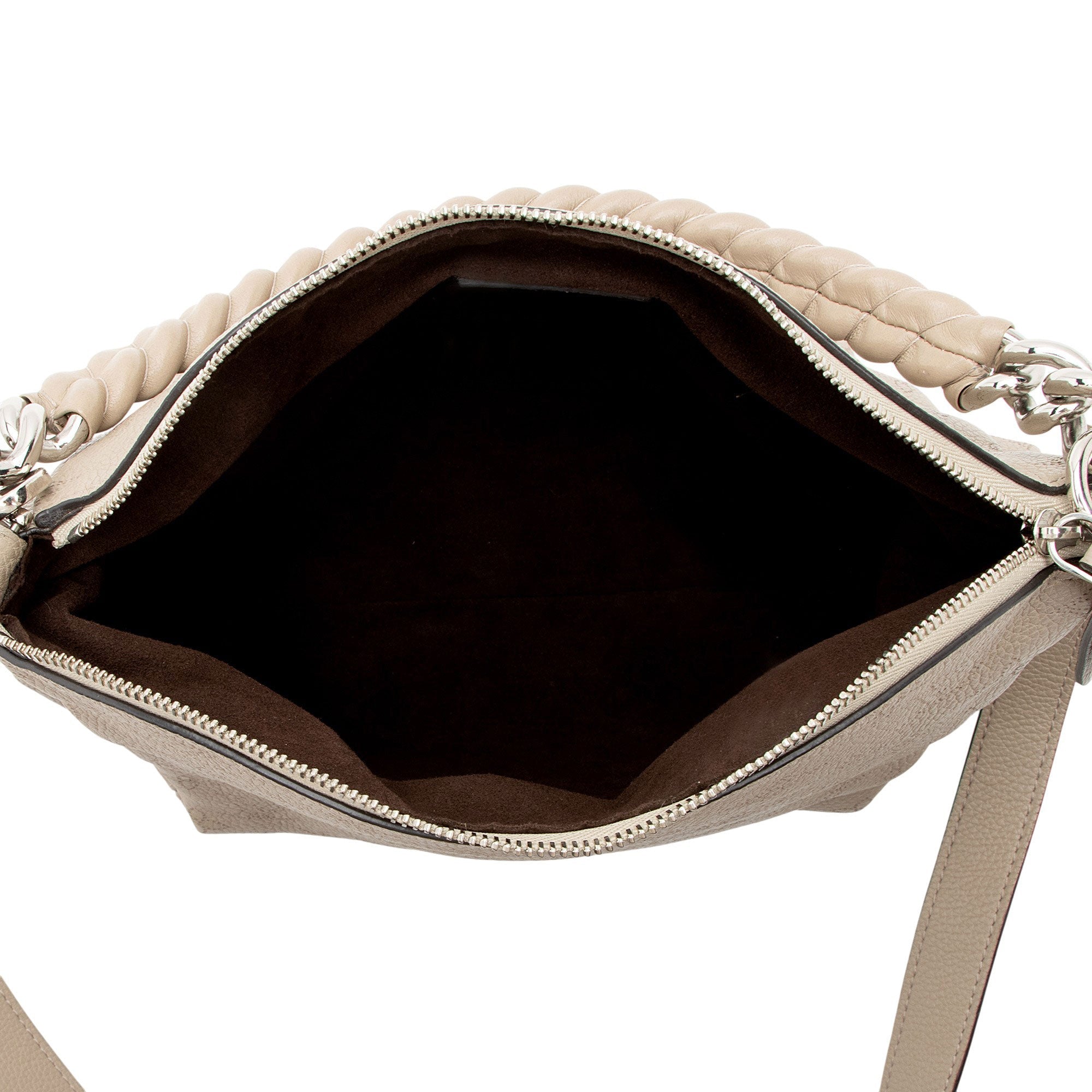 Louis Vuitton Mahina Leather Babylone Chain BB Satchel