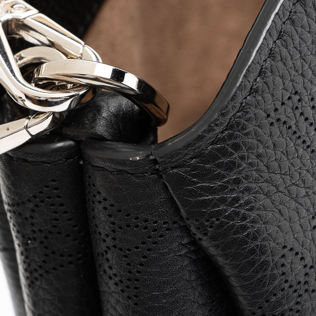 Louis Vuitton Mahina Leather Babylone PM Satchel