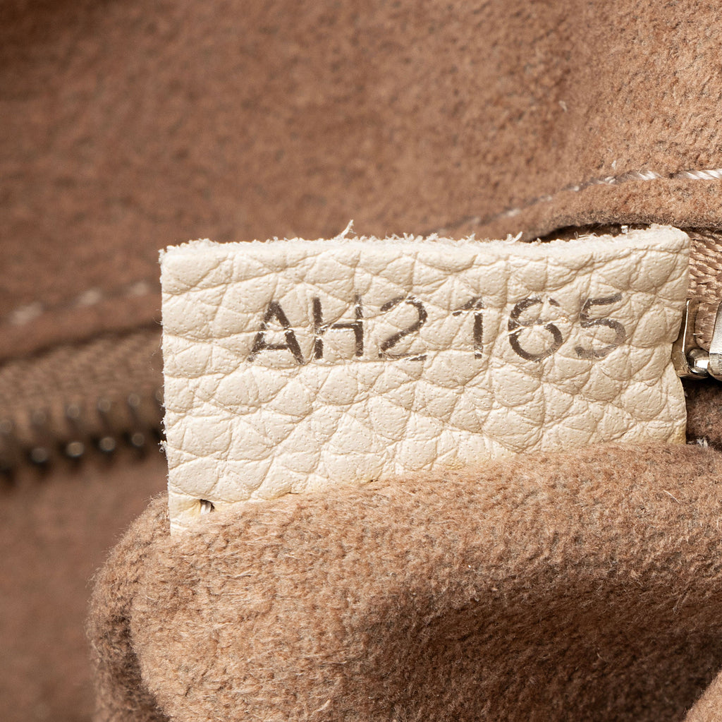 Louis Vuitton Mahina Leather Babylone PM Satchel