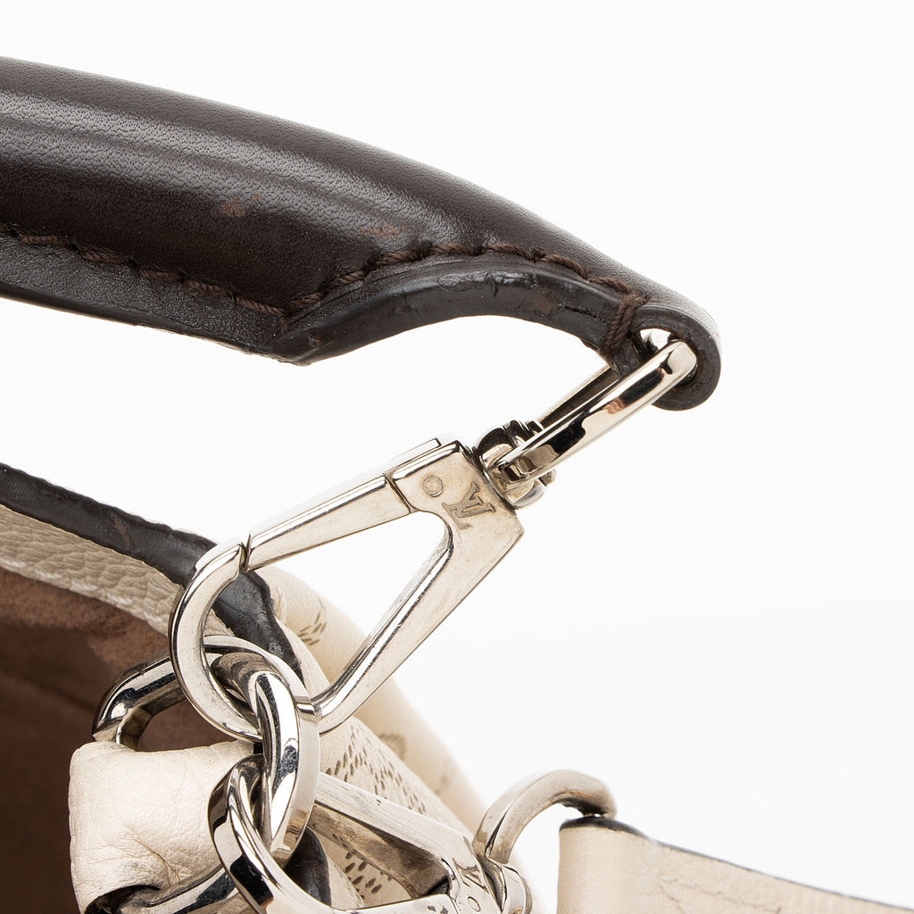 Louis Vuitton Mahina Leather Babylone PM Satchel