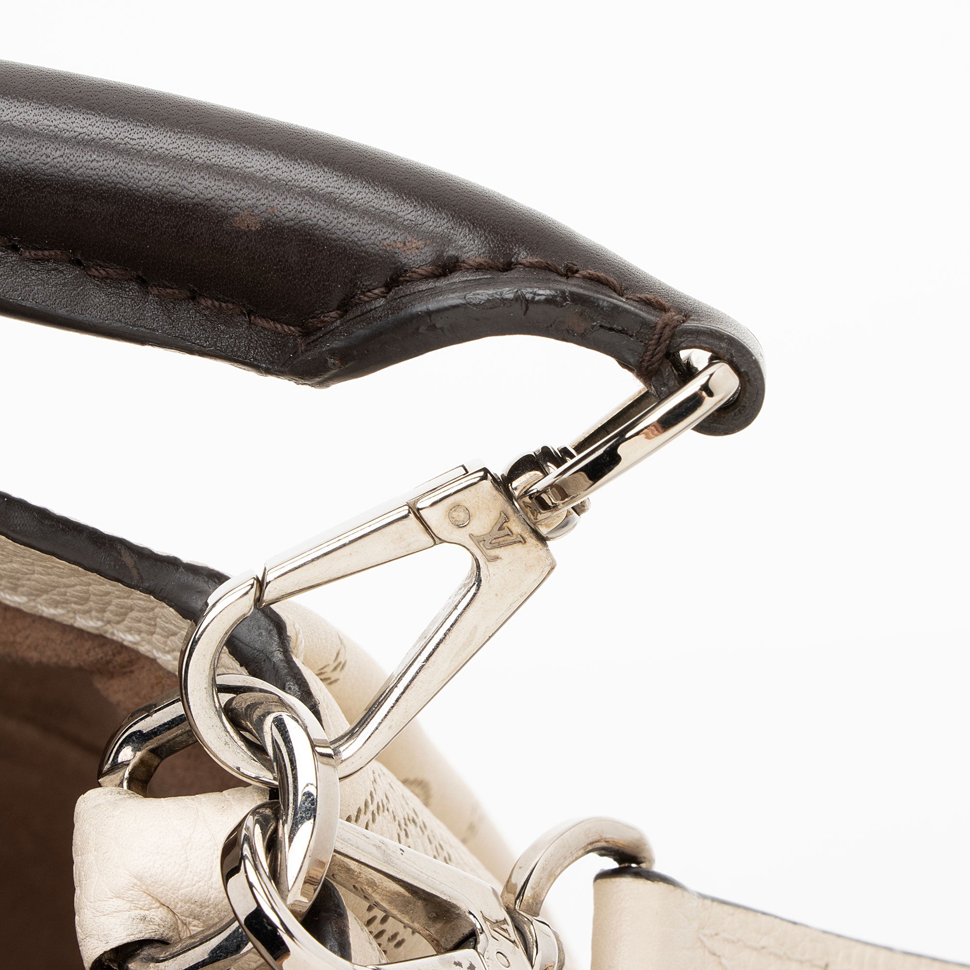 Louis Vuitton Mahina Leather Babylone PM Satchel