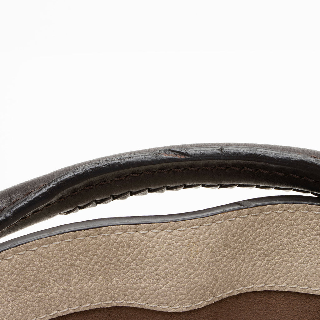 Louis Vuitton Mahina Leather Babylone PM Satchel