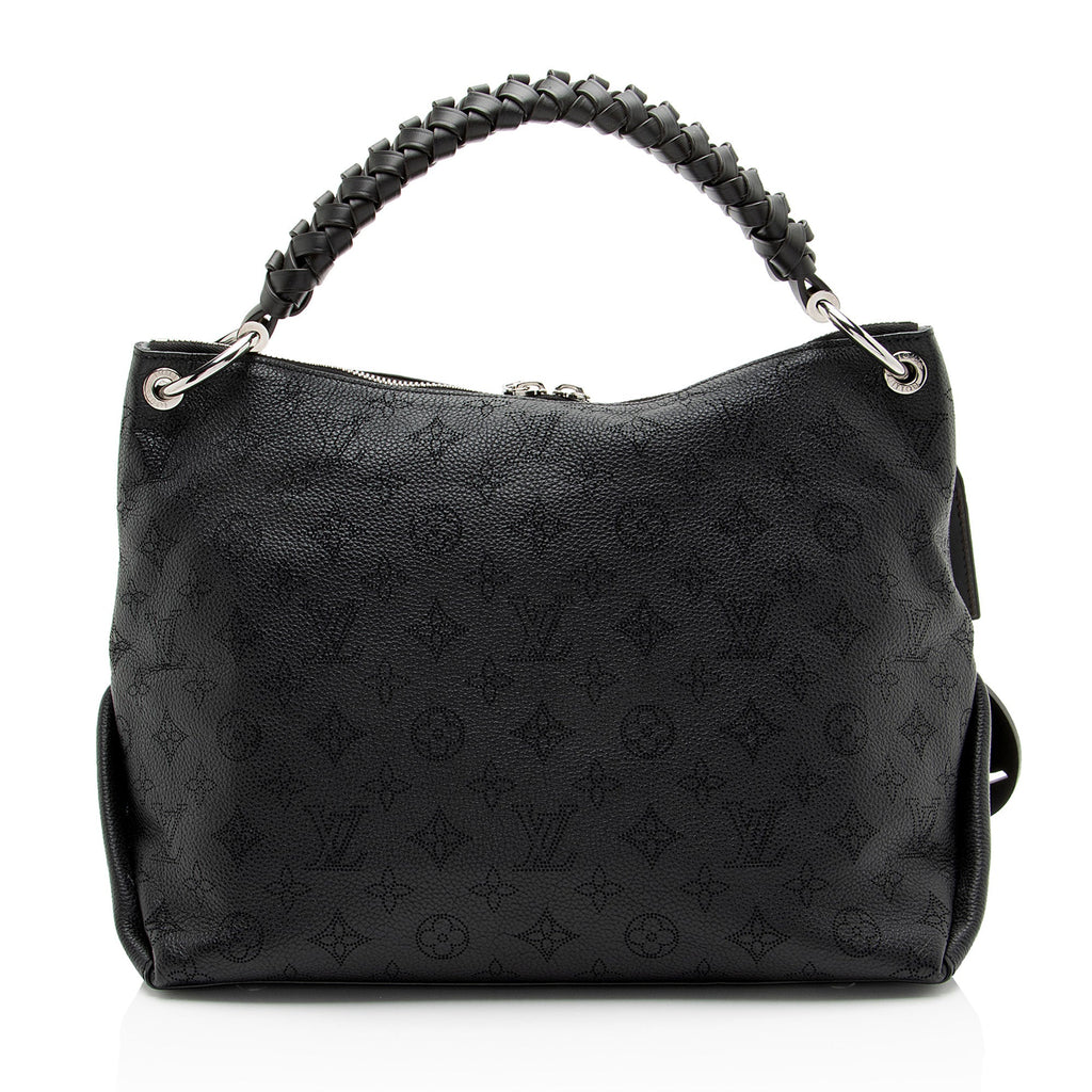 Louis Vuitton Mahina Leather Beaubourg MM Hobo