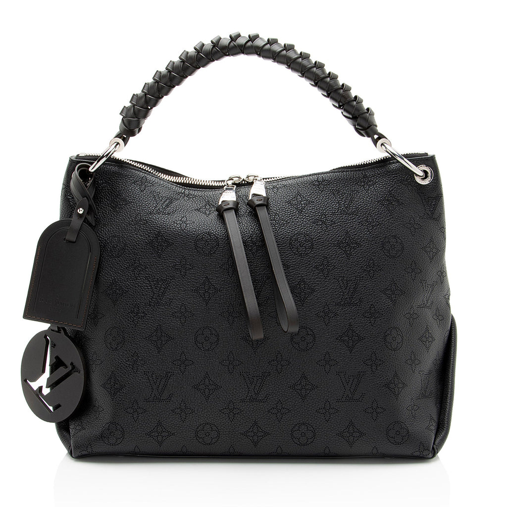 Louis Vuitton Mahina Leather Beaubourg MM Hobo