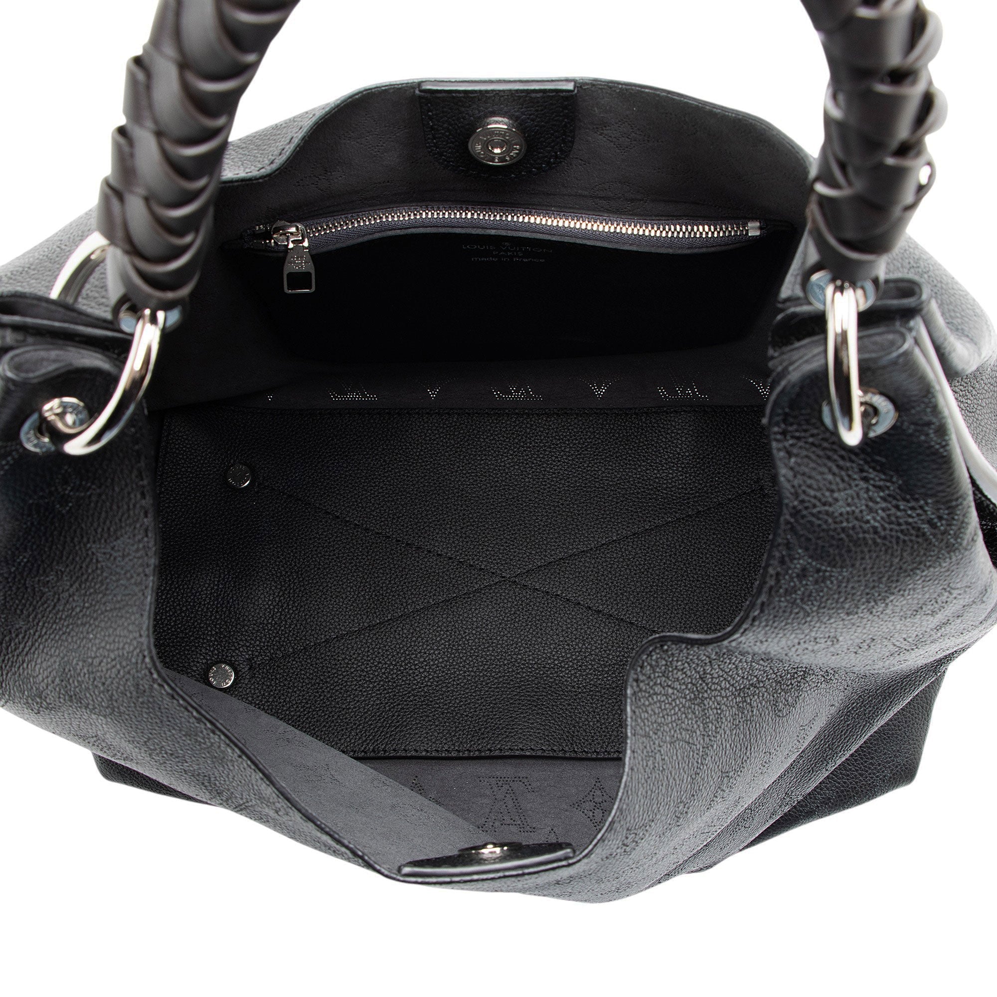 Louis Vuitton Mahina Leather Carmel Hobo