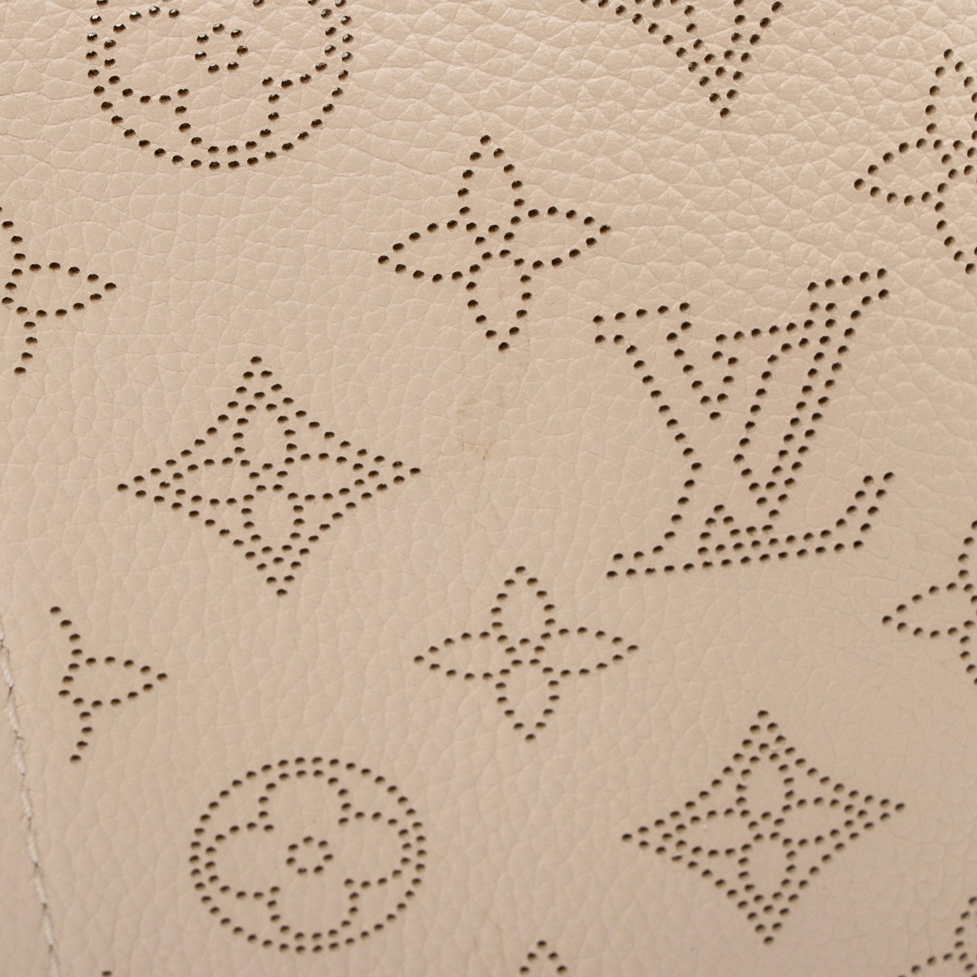 Louis Vuitton Mahina Leather Carmel Hobo
