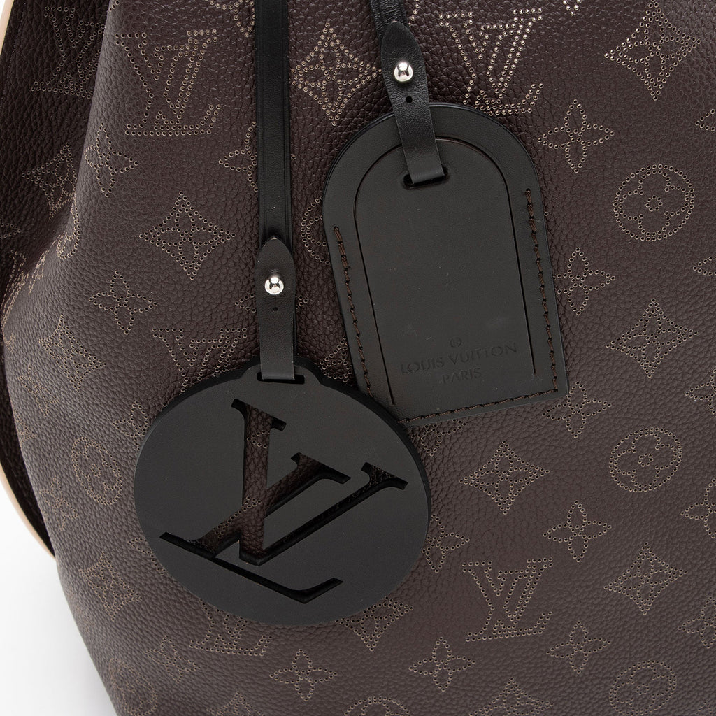 Louis Vuitton Mahina Leather Carmel Hobo