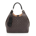 Louis Vuitton Mahina Leather Carmel Hobo