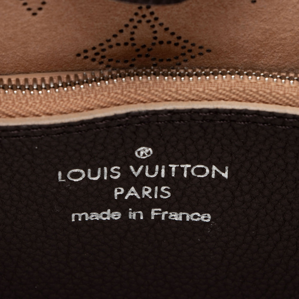 Louis Vuitton Mahina Leather Carmel Hobo