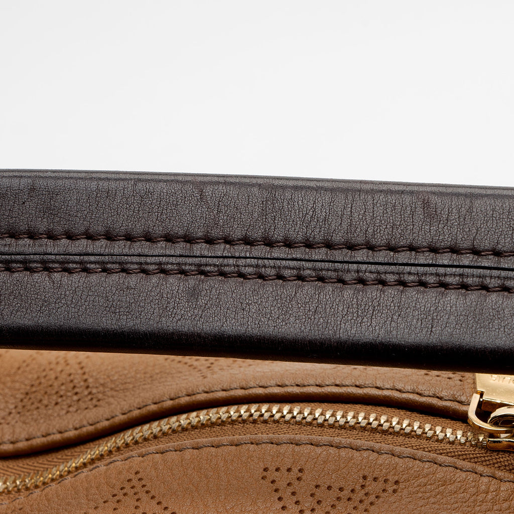 Louis Vuitton Mahina Leather Selene MM Shoulder Bag
