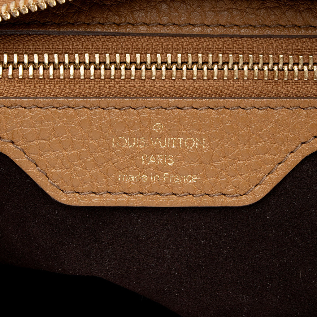 Louis Vuitton Mahina Leather Selene MM Shoulder Bag