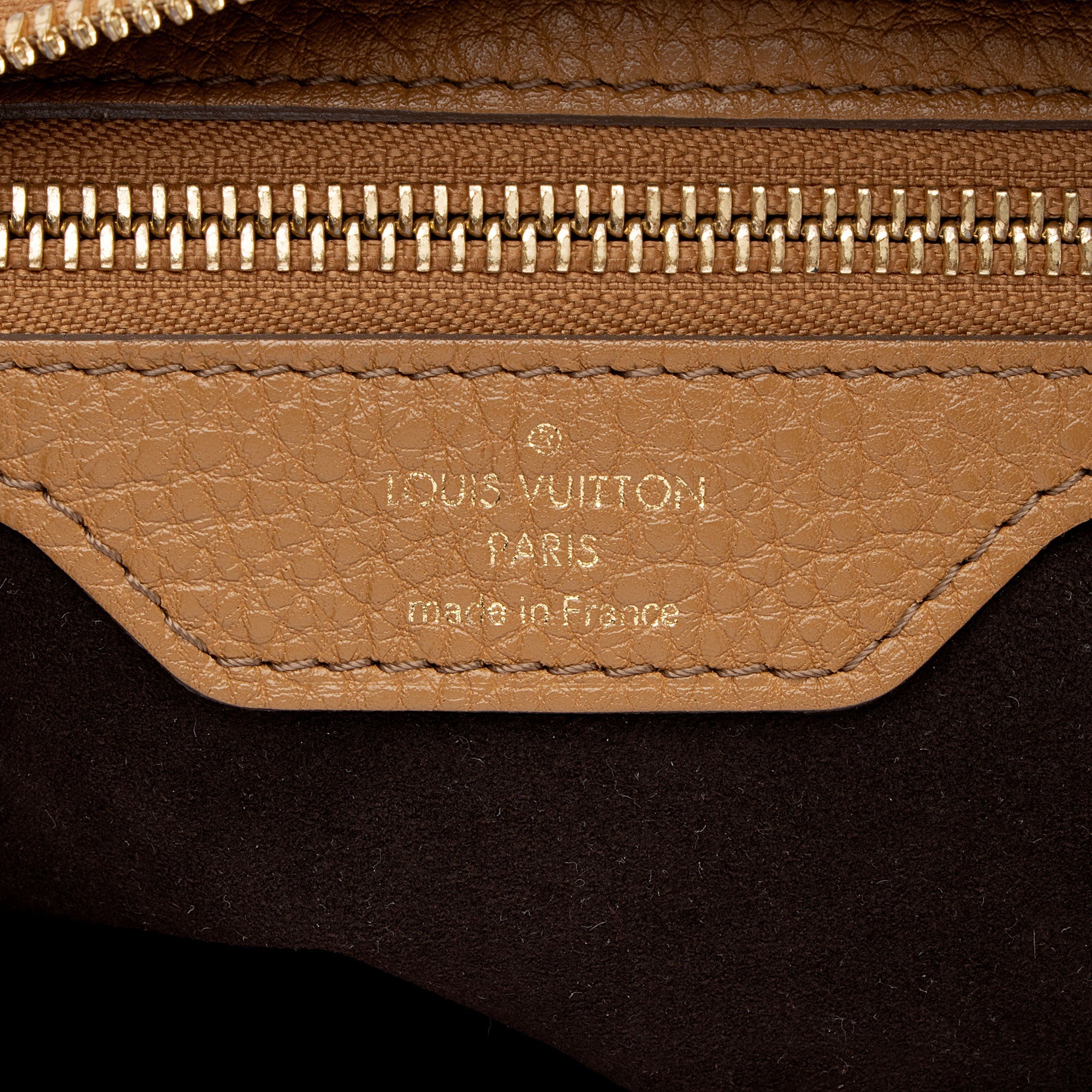 Louis Vuitton Mahina Leather Selene MM Shoulder Bag