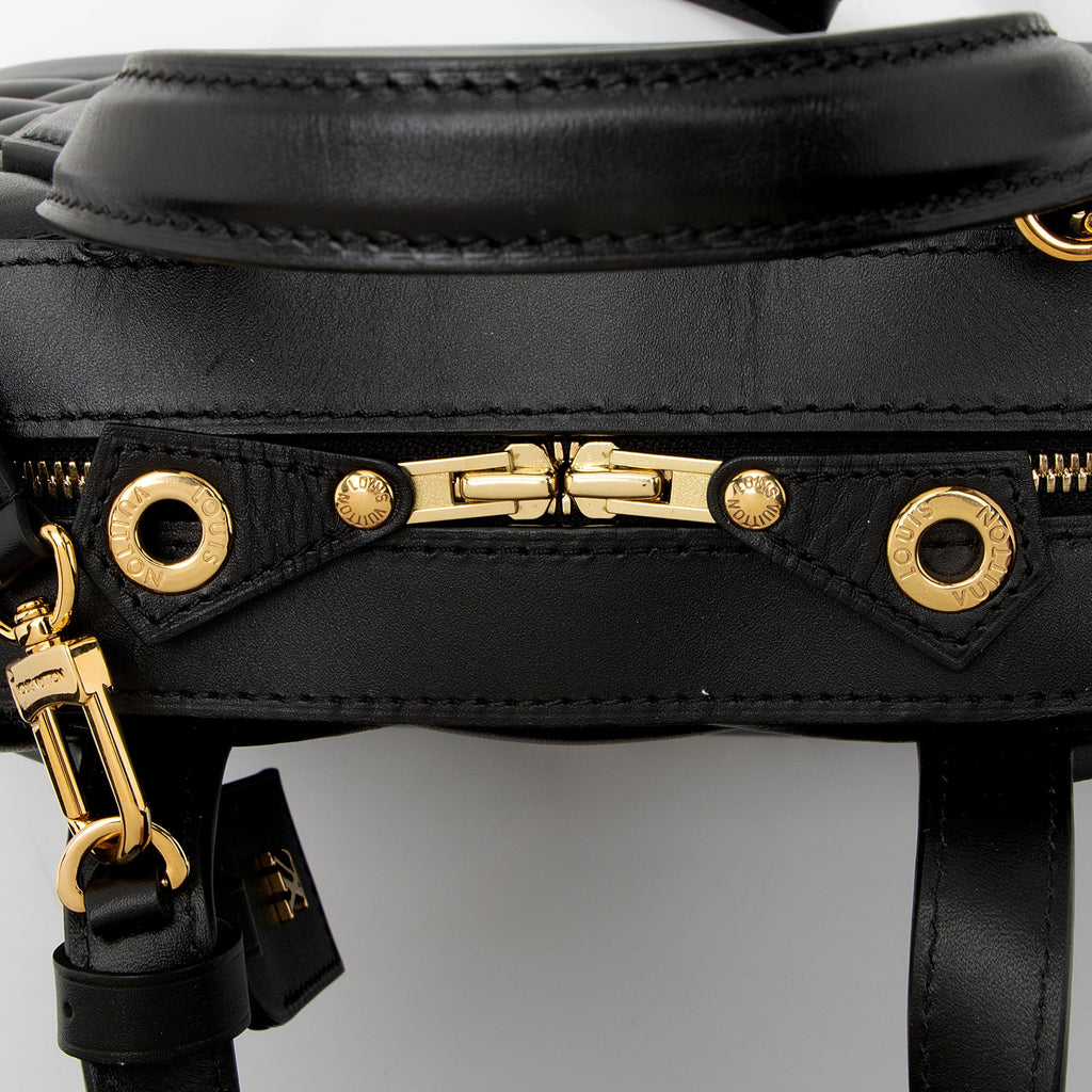 Louis Vuitton Malletage Lambskin Dora PM Satchel