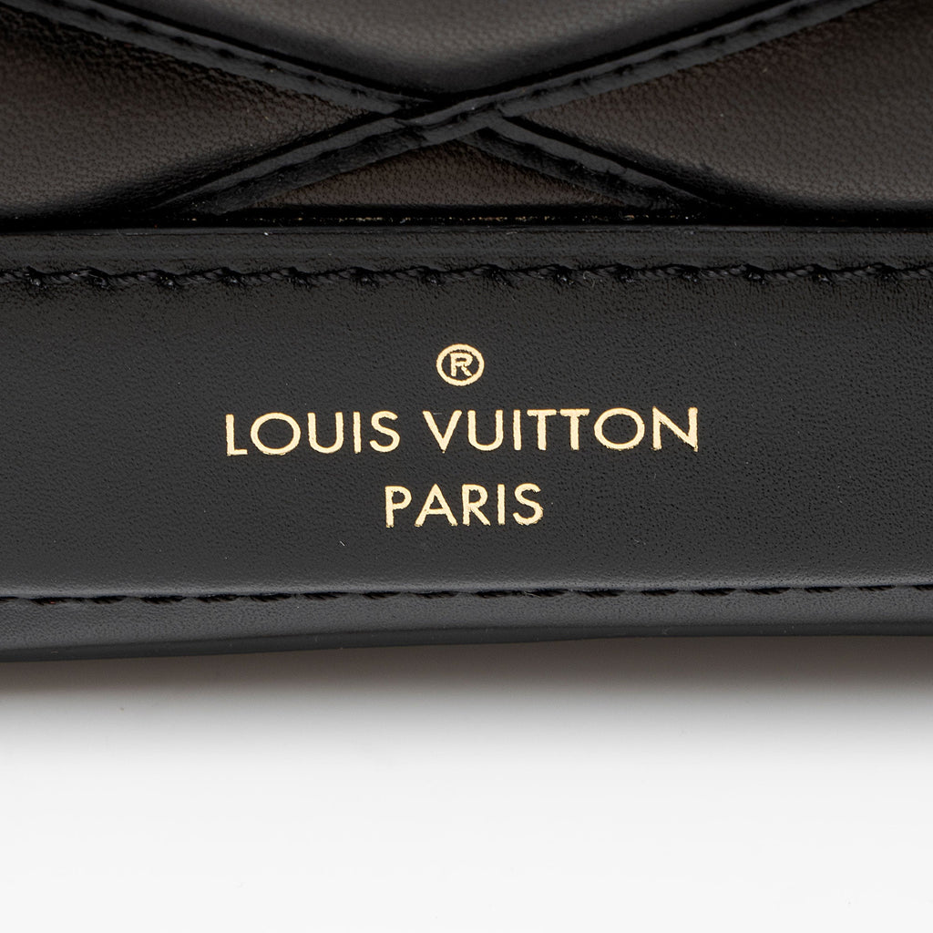 Louis Vuitton Malletage Lambskin Dora PM Satchel