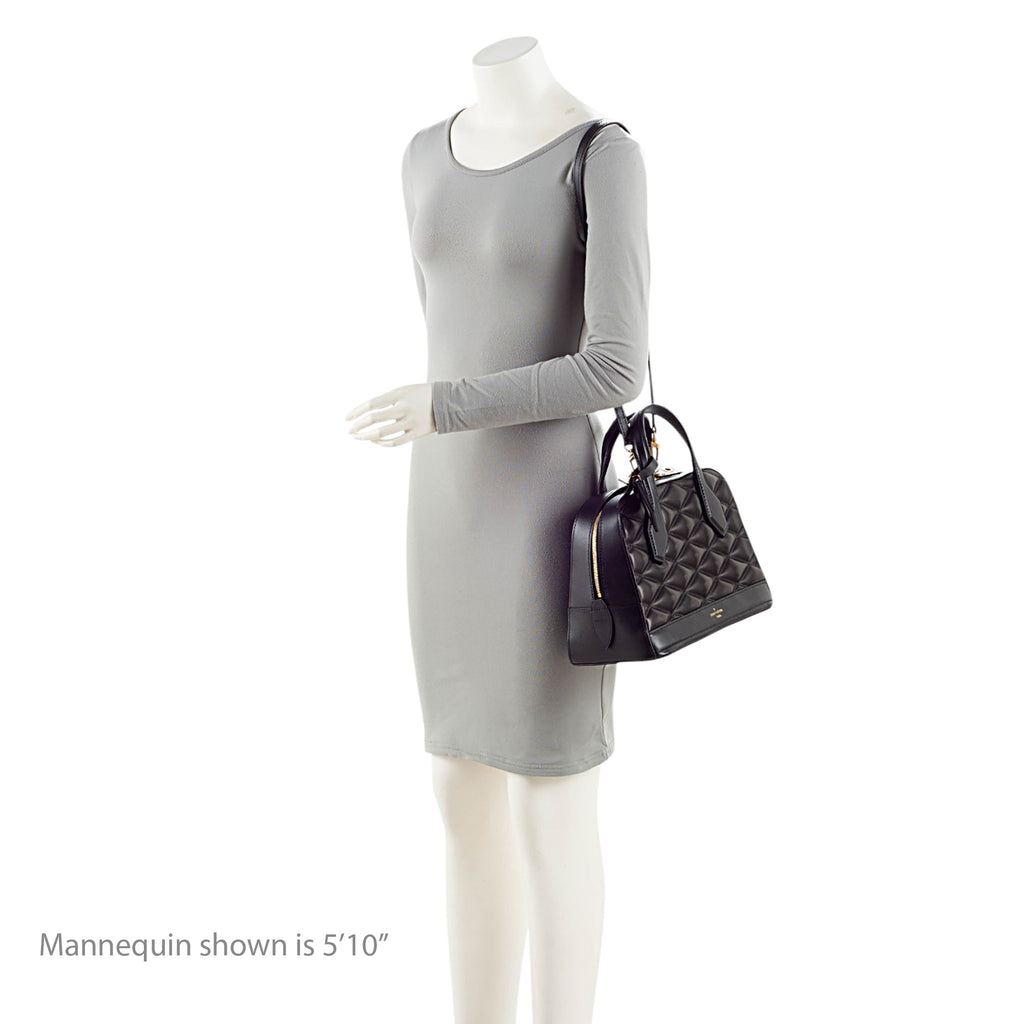 Louis Vuitton Malletage Lambskin Dora PM Satchel