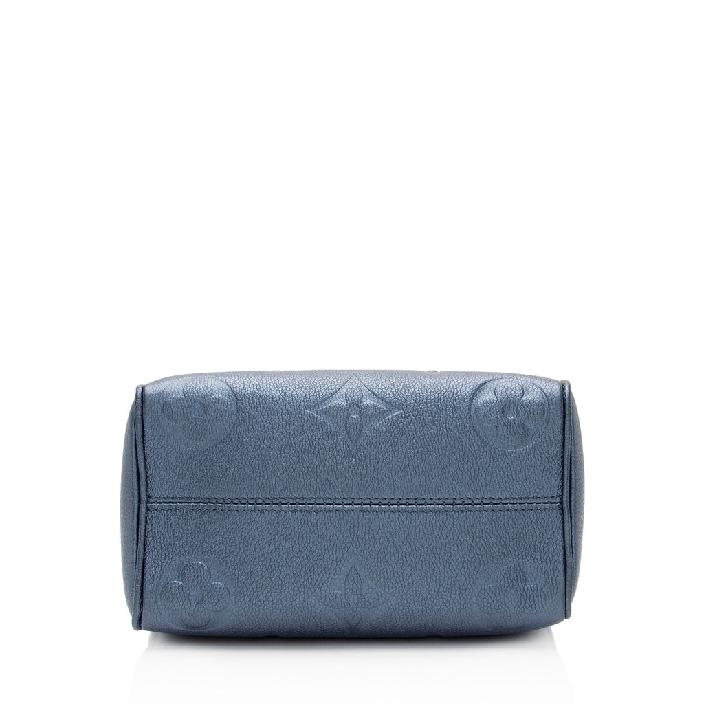 Louis Vuitton Metallic Giant Monogram Empreinte Speedy Bandouliere 20 Satchel (SHF-SKzE09)