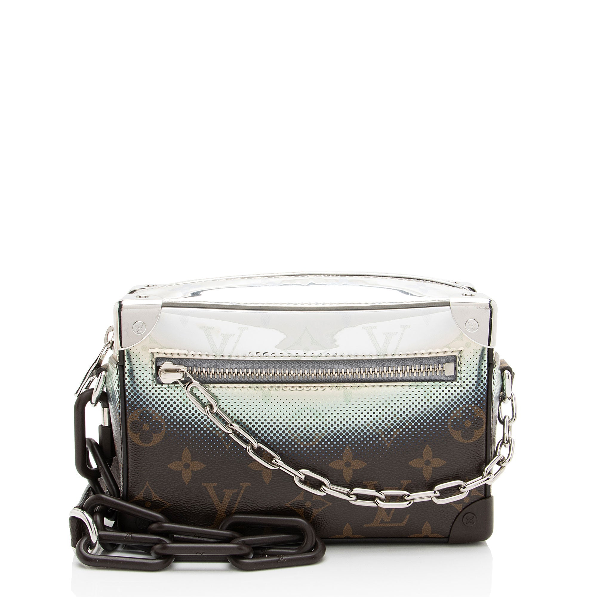 Louis Vuitton Metallic Monogram Canvas Nebula Mini Soft Trunk