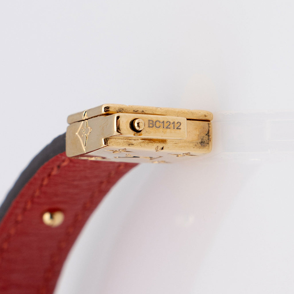 Louis Vuitton Mini Monogram Canvas LV Circle Reversible Bracelet