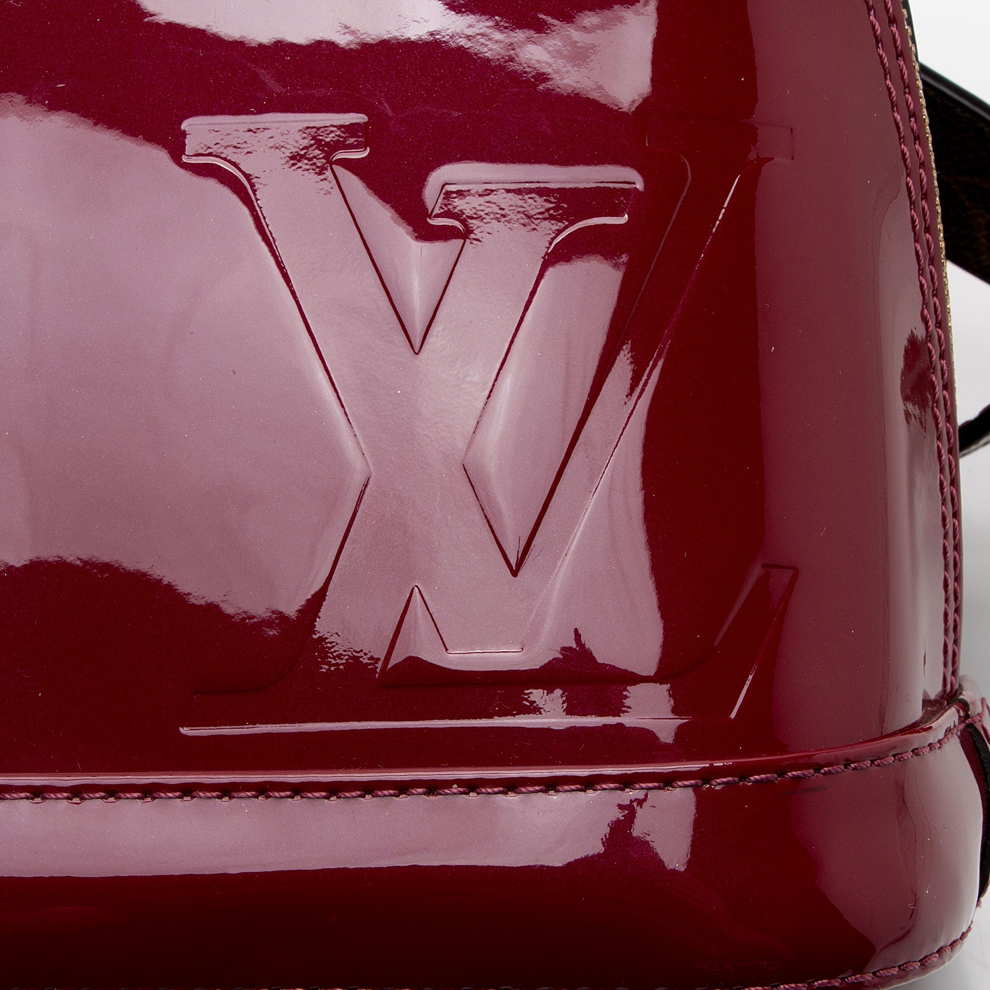 Louis Vuitton Miroir Vernis Alma BB Satchel