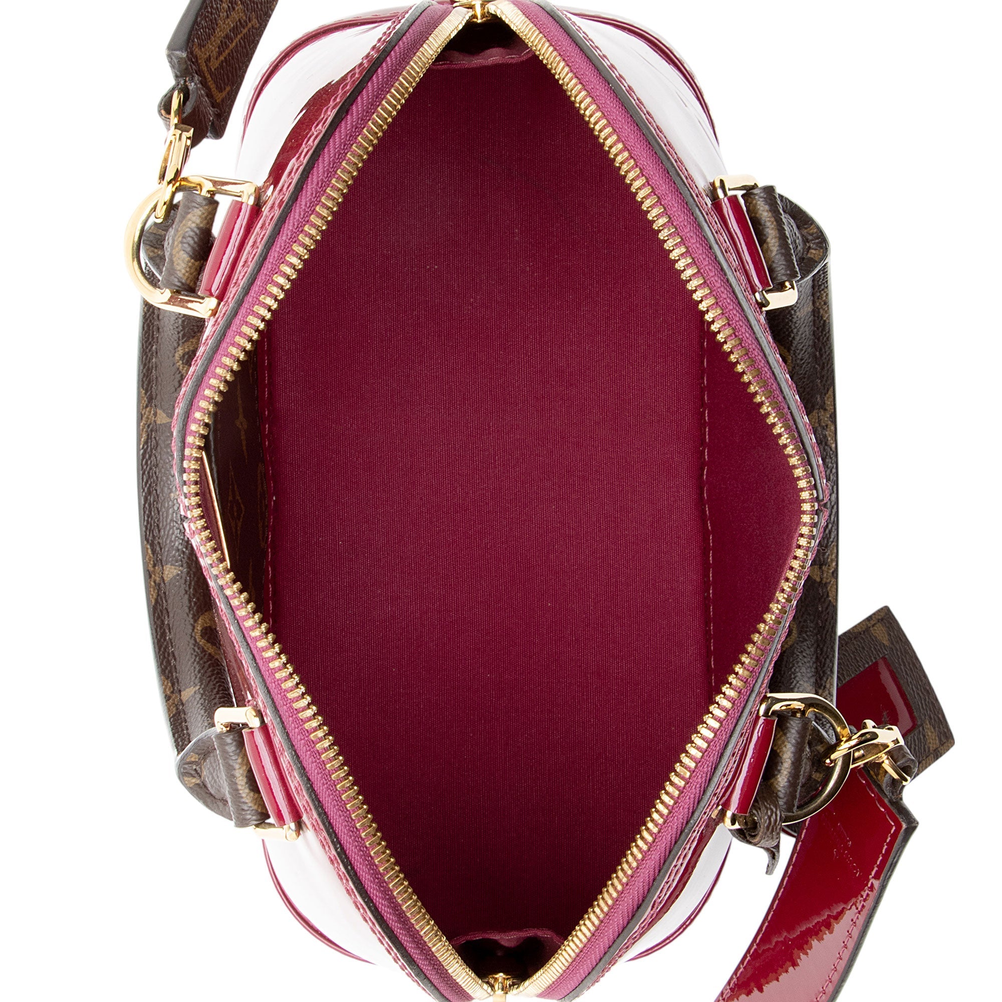 Louis Vuitton Miroir Vernis Alma BB Satchel