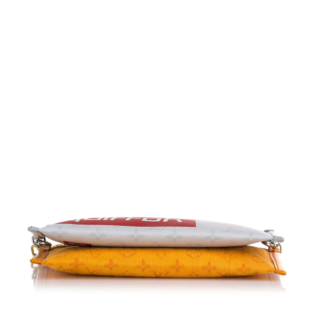 Louis Vuitton Monogram Antartica Double Flat Messenger