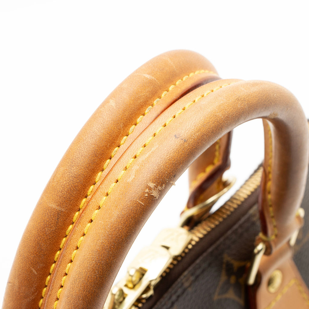 Louis Vuitton Vintage Monogram Canvas Alma PM Satchel