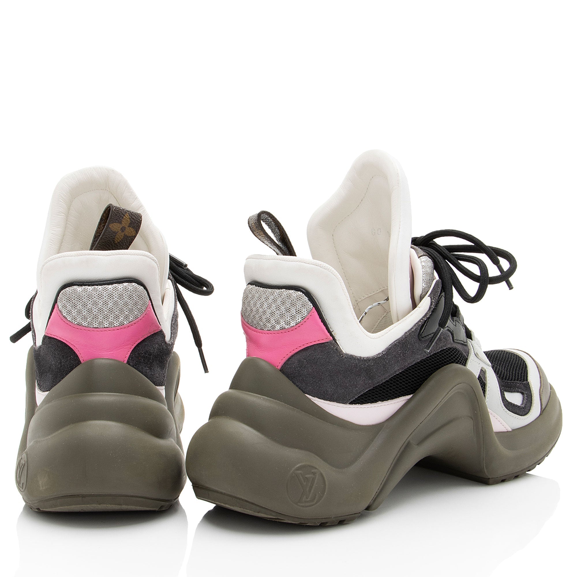 Louis Vuitton Monogram Canvas Archlight Sneakers - Size 8 / 38
