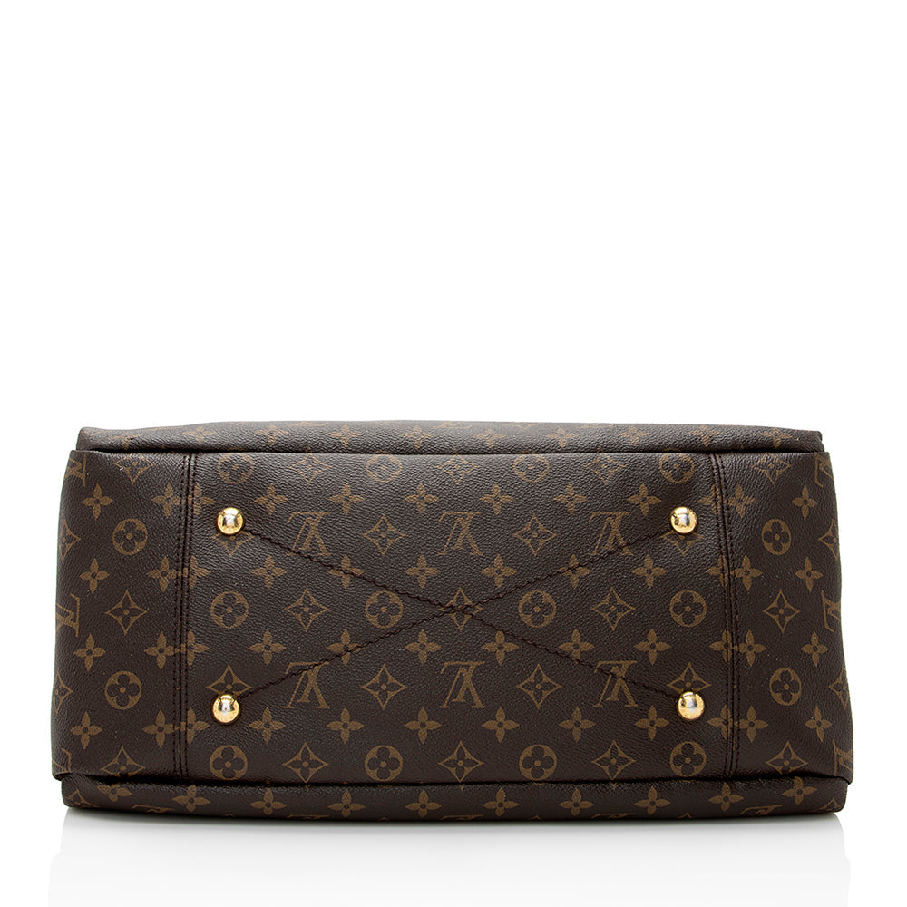 Louis Vuitton Monogram Canvas Artsy MM Shoulder Bag (SHF-20687)